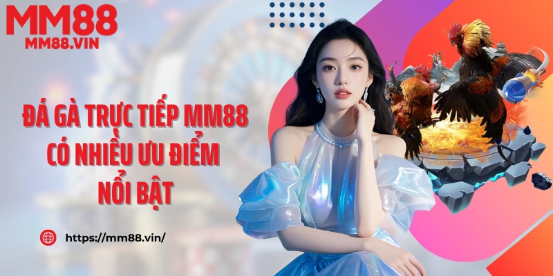 Đá gà trực tiếp MM88 có nhiều ưu điểm nổi bật